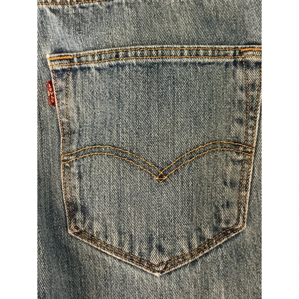 Levi's 501 Original Fit Jeans 38x29 Blue Denim Button Fly Classic Americana